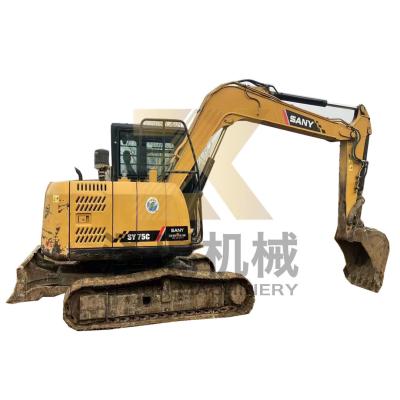 China Used Sany SY55C SY60C SY75C SY95C SY135C SY215C SY75C-9 Pro Crawler Excavator in Shanghai zu verkaufen