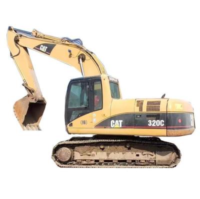 China Sistema totalmente hidráulico utilizado CAT320C Excavadora de alta potencia de excavación para su negocio en venta