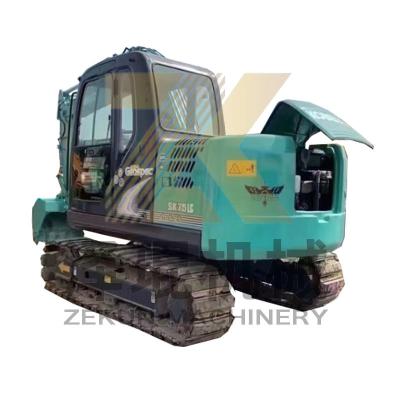 China 2001-4000 Working Hours Kobelco SK75-8 Excavator Digger Second-Hand with ISUZU Engine Te koop