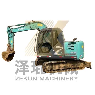 중국 4001-6000 작업 시간 상하이 경매에서 사용 된 Kobelco SK75-8 SR 발굴기 판매용