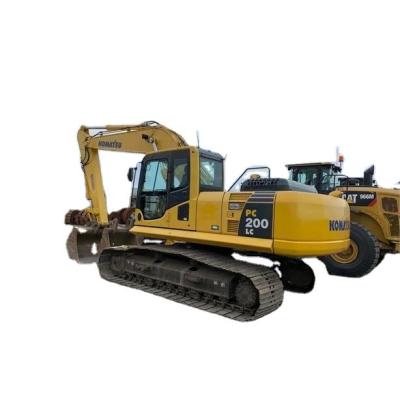 China Maquinaria Amarilla 2023 Komatsu PC200 Excavadora de segunda mano con otro cilindro hidráulico en venta