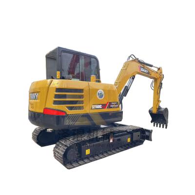 China Sany SY60C Pro Crawler Hydraulic Excavator with Sany Engine and 0-2000 Working Hours Te koop