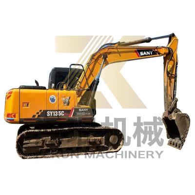 China Sany SY135 Pro Crawler Excavator 0.6 m3 Bucket Capacity 2001-4000 Working Hours Used zu verkaufen