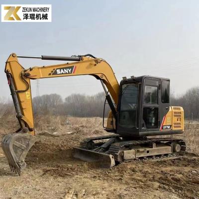 China 7 Ton Used Mini Sany SY75 Hydraulic Crawler Excavator SY75C with Reconditioned Service for sale