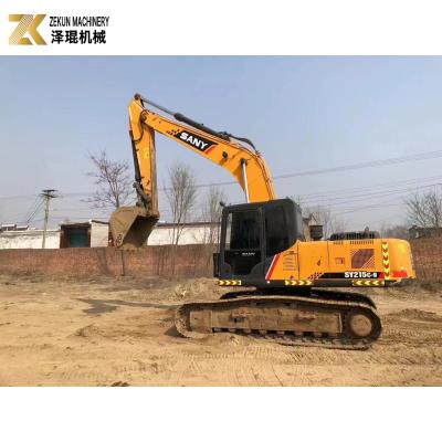 China Mejor excavadora de 21 toneladas usada SY215C-9 SY215C SY215C de largo alcance con motor Sany en venta