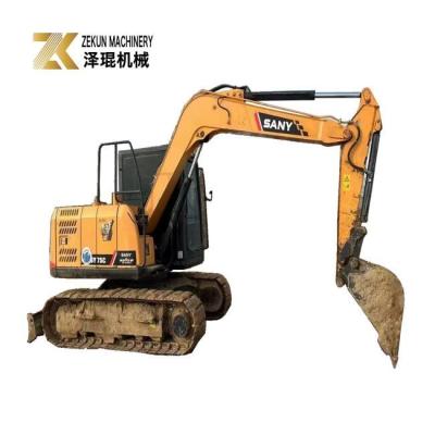 중국 Used SANY 75C Excavator with 40.9kw Power and Low Working Hours in Good Condition 판매용