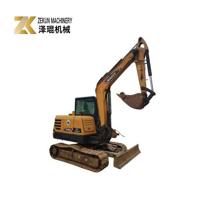 China 5.5 Tonnen Betriebsgewicht SANY SY 55C Gebraucht-Hydraulischer Crawlerbagger zu verkaufen