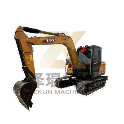 China Used Construction Machine Sany Crawler Excavator SY75C 7TON Operating Weight 2021 Year for sale