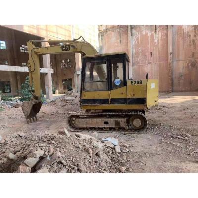 China Japón Caterpillar E70 Mini Excavadora Tamaños Excavadora CAT E70B usada con 4001-6000 horas de trabajo en venta