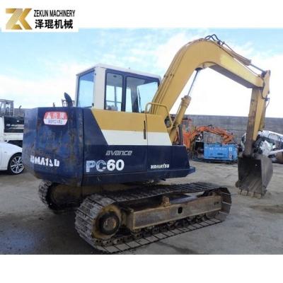 중국 Komatsu Diesel Engine Used 60 Excavator PC60-5 Well-Maintained Japan Mini Machine for Digging 판매용