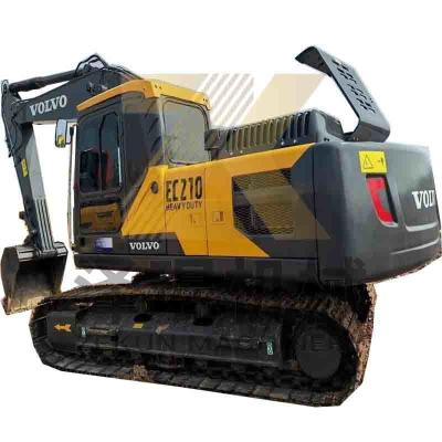 China Volvo EC210 usado con buen rendimiento y 976 horas de trabajo 1,0m3 Capacidad de cubo en venta