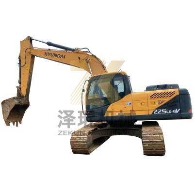 China Usado HYUNDAI 225LC-9S 225lc-9v Excavadora con 112KW de potencia en Corea Original Excavadora de stock en venta