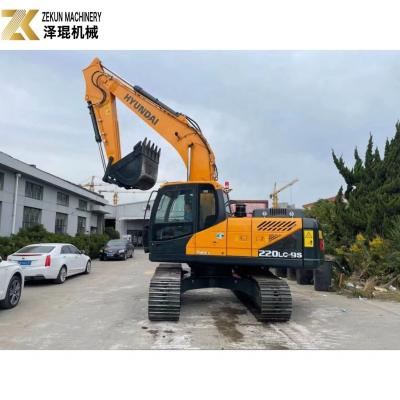 Chine Original cylindre hydraulique Corée utilisée Hyundai 220 Excavator Crawler Excavator pour les équipements de construction lourds à vendre