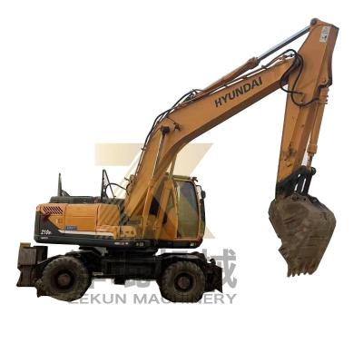 China Hyundai R210W-9 Radbagger 210 R210 mit Originalmotor und Hydraulikzylinder zu verkaufen