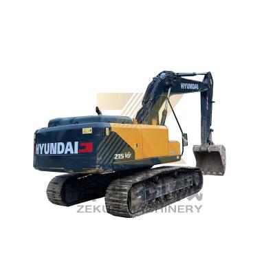 Chine 0.92m3 Capacité de seau Excavateur utilisé Hyundai R215 avec moteur puissant R215-7 et autre cylindre hydraulique à vendre