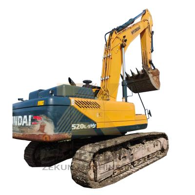 Chine Hyundai 520-9vs Excavateur 52 Tonnes Construction Machine R520 Originale Usé Bon Avec moteur Cummins Et pompe hydraulique Autre à vendre