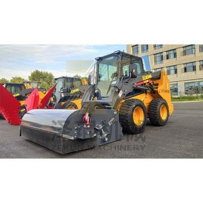 China XC7-SR12B 1.26ton Compact Skid Steer Loader 66KW Mini Skid Steer Machine with Replaceable Operating Bucket for sale