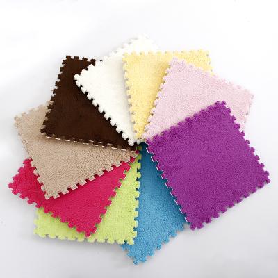 China Anti-Slip Kids Floor Soft Interlocking Pattern EVA Foam Puzzle Floor Mat for sale