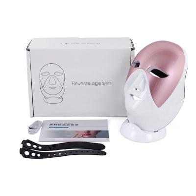 China Acne Treatment Health and Beauty Home Use Beauty Equipment Led Light EMS RF Lifting Device Macial Mask for sale