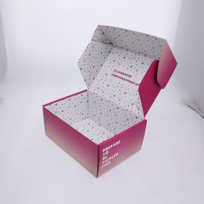 China Recyclable Custom Logo Printed Export Standard Portable Folding Corrugated Standard Corrugated Box for sale