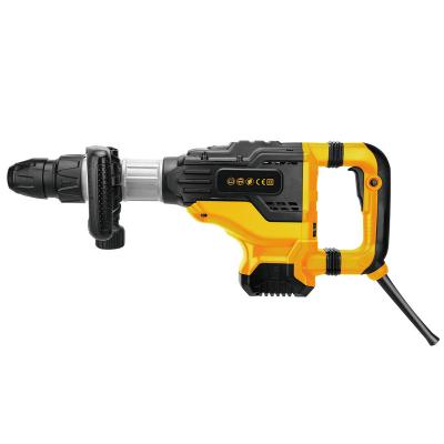 China MAKE UP FOR THE INADEQUATE Demolition Jack Hammer Concrete Breaker BPM 1900 Heavy Duty Electric Jack Hammer with 2 Chisel Bit HM-3065 for sale