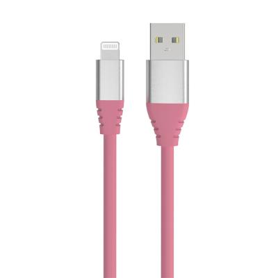 China Metal& High Quality Quick Charging Silicone Usb C Cable Fast Charging Silicone Cable For Iphone for sale