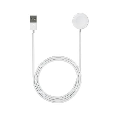 China Hot New Products PC Plastic Usb Magnetic Cable White Magnetic Charging Cable For Iwatch for sale