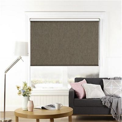 China Anti-UV Electric Roller Type Window Blinds With Tubular Motor And Remote Control for sale