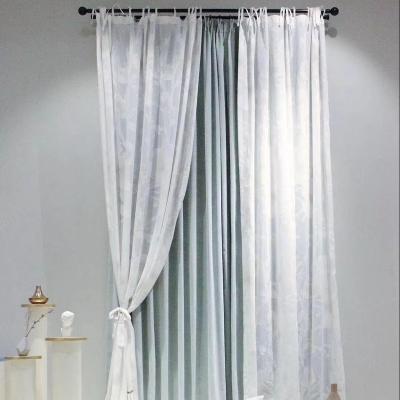 China High quality fabric curtain isolated fancy concise style in the hotel in the living room for sale