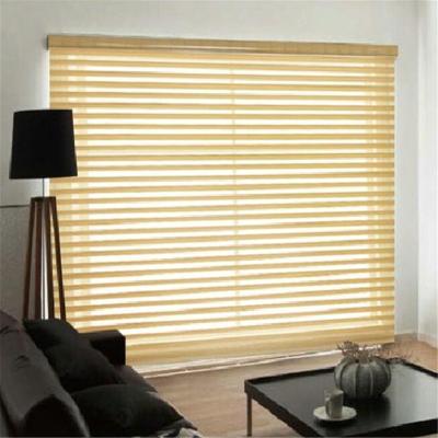 China Shangri-La Anti-UV Beige Color Blinds Triple Shade Good Fabric Factory Cheap Price China Manufacturer for sale