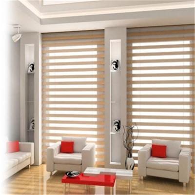 China Smart Home Customized Anti-UV Blind Shangri-La Motorized Blinds Motorized Window Blinds for sale