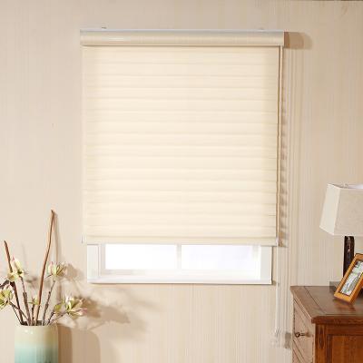 China Day Night Home Decor Window Anti-UV Use Shangri-La Folding Triple Blind Portable Window Shades for sale