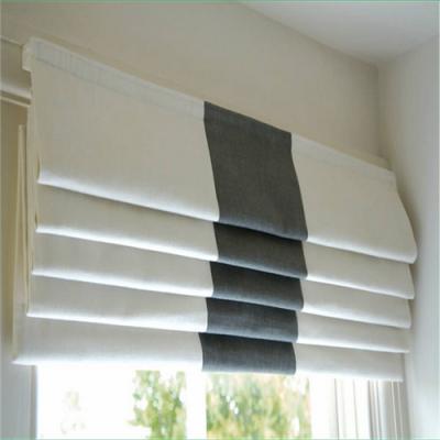 China Modern Roman Horizontal Roller Blinds Blackout Blind Drapes Design Curtain Window for sale