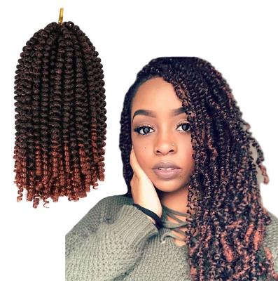 China Afro Low Temperature Synthetic Fiber Spring Twist Hair Beyond Beauty 8 12 Spring Twist Hair 16 Inch Long Blonde Nubian Spring Twist Crochet Hair for sale