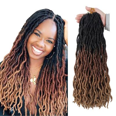 China Synthetic locs gypsy wavy gypsy hair goddess NU faux locs crochet jumbo black gypsy locs hair for sale