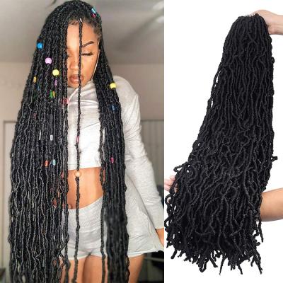 China Beyond Beauty Soft NU Faux Locs 36 Inch NU Faux Locs Crochet Hairstyle Soft Dreadlocks Faux Locs Braids Afro Braiding Hair for sale