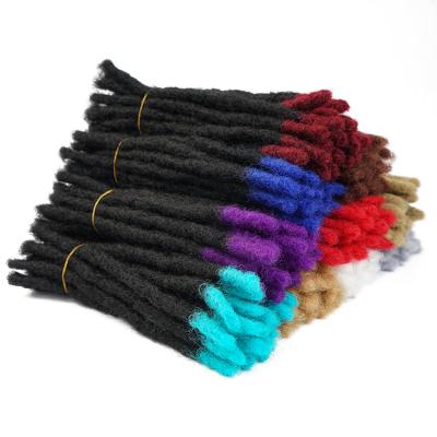 China Synthetic Dreadlock 10inch Locs Reggae Crochet Hair Crochet Braiding Hair Extension Synthetic Handmade Dreadlocks Hair for sale