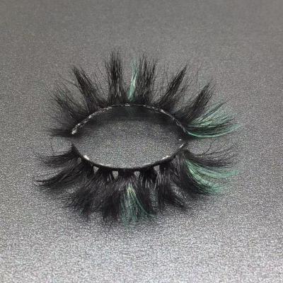 China New Design Colorful Colored 20mm Mink Eyelashes Private Label Real Mink Lashes Vendor 100% 8170-72C for sale