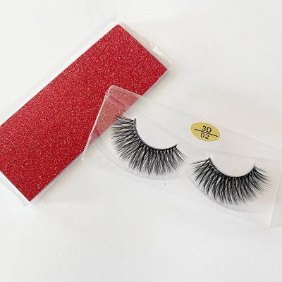 China Best Natural Soft Selling Black Tapered Natural Curly Mixed Design False Eyelashes Handmade 3D-like Mink Eyelashes for sale