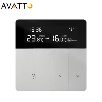 China Modern Avatto Smart Thermostat With Programmable Screen Tuya Wifi Room Smart Heating Thermostat Work With Amazon Alexa, Google Home for sale