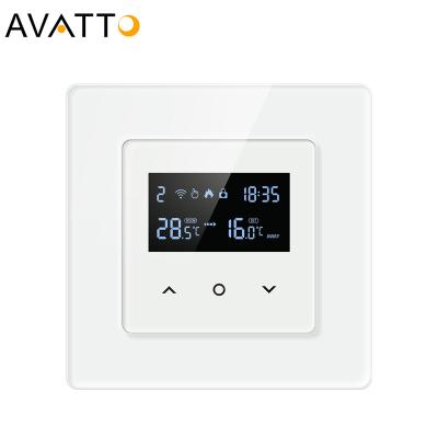 China AVATTO Tuya Wifi Smart Modern Thermostat Underfloor Heating Water/Gas Boiler Temperature Electric Remote Controller For Google Home Alexa for sale