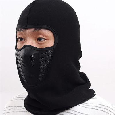 China JOINT Pure Warm Polar Fleece Overall Color Balaclava Head Hat For Ski Cycling Mountaineering for sale