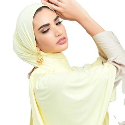 China RTS New Solid Color Long Tank Top Women Modal Cotton Shawl Hijab Scarf High Quality Soft Colors Muslim Women 30 for sale