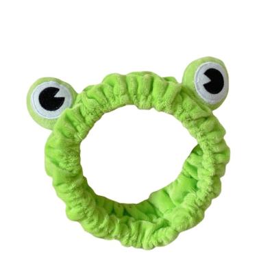 China Sweaty Cute News Cartoon Absorption Gift Children Girls Headband Children Fashion Women Facial Care Headband for sale