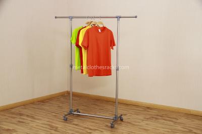 China heavy duty clothes rack clothes hanging rack single pole clothes rack industrial clothes rack for sale