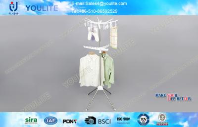 China Sturdy Portable Mobile Hat and Coat Rack , Baby Clothes Drying Rack 625*625*1630mm for sale