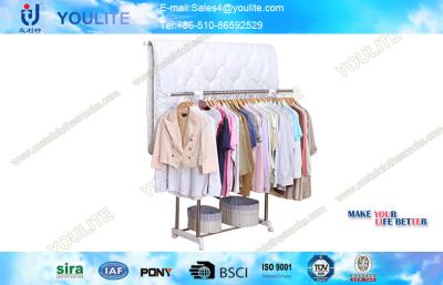 China Commercial Deluxe Outdoor Clothes Drying Rack Free Standing Double-pole for sale