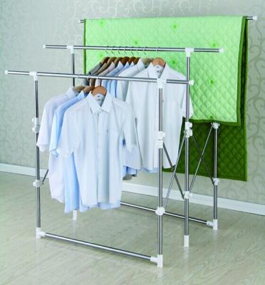 China Retractable Free Standing Clothes Drying Rack Space-saving for Quilt for sale