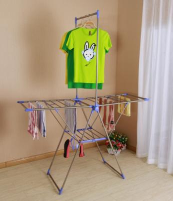 China Towel / Shoes Folding Clothes Rack Elegant Removable Adjustable for sale