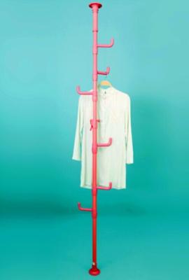 China Heavy Duty Adjustable Stand Clothes Hanger Rack for Coat / Bags Space Saving for sale